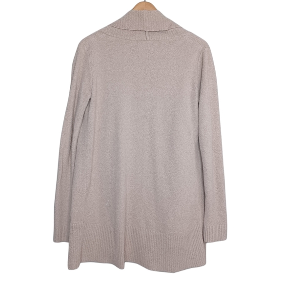 Barefoot Dreams Sz S Neutral Oatmeal Open Front Cardigan - Picture 2 of 13